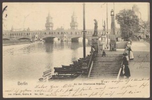 Ansichtskarte „An der Oberbaum-Brücke“, Gröbenufer