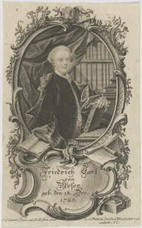 Bildnis des Friedrich Carl von Moser