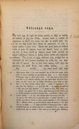 Norrøne skrifter af sagnhistorisk inhold. 2, Völsunga saga