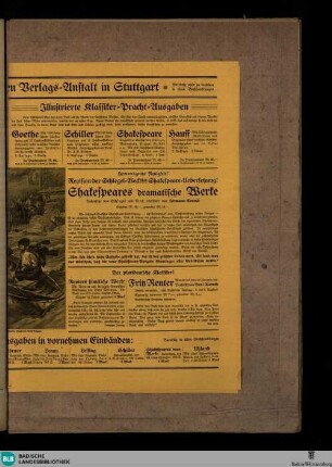 Badische Landes-Zeitung, Klassiker-Ausgaben der Deutschen Verlags-Anstalt in Stuttgart