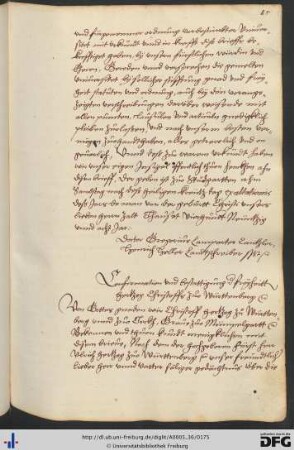 [fol. 85] (18.06.1555) Herzog Christoph bestätigt die Privilegien der Universität Tübingen.