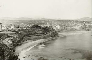 Biarritz (Frankreich). Ansicht über die Bucht von der Pointe Biarritz