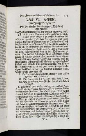 229-239, Das VI. Capittel; Das VII. Capittel