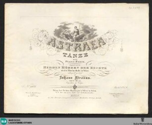 Asträa-Tänze : für das Piano-Forte; 156tes Werk