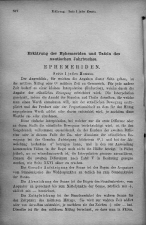 Erklärungen der Ephemeriden und Tafeln des nautischen Jahrbuches.