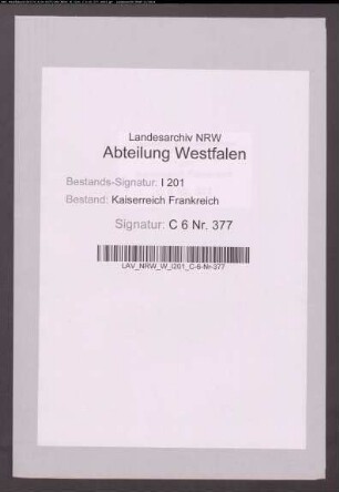 Verkauf des 14. Teils der Amelingshove, Gemeinde Metelen, an Joh. Bernh. Wensing, Joseph Weiering und Joh. Bernh. Bitting in Metelen (Nr. 1514).