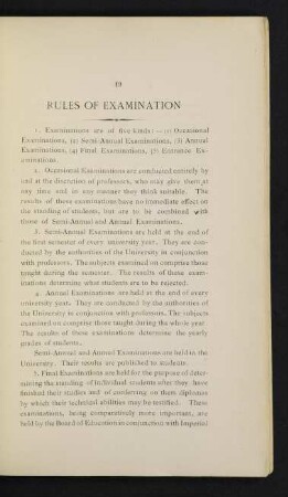 19-24 Rules of Examination