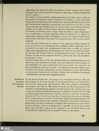 Spezifik des deutschen künstlerischen Plakates