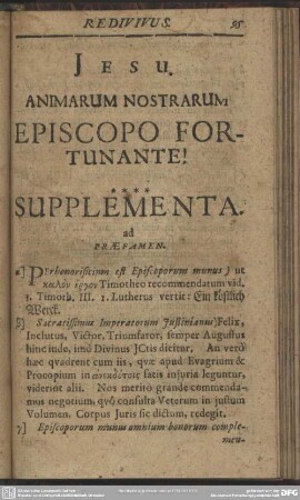 Supplementa