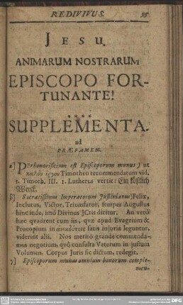 Supplementa