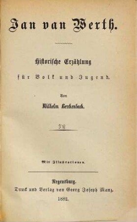 Neue Erzählungen für Volk und Jugend, 58