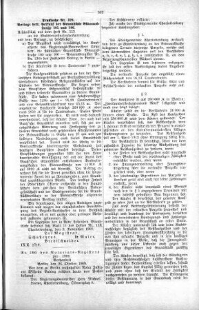 In nicht öffendlicher Sitzung (326), 10. November 1909