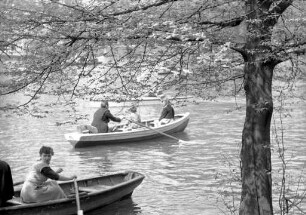 Rudern auf dem Stadtgartensee.