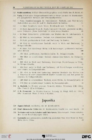 Japonika (Nr. 548-596)