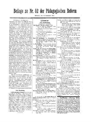 Verfälschte schwarze Seide : Beilage zu Nr. 52 der Pädagogischen Reform