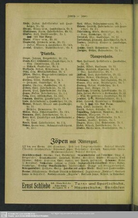 Zöpen mit Rittergut