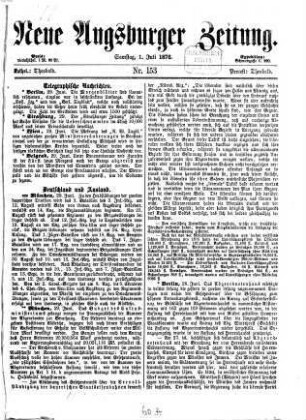 Neue Augsburger Zeitung. 1876,7/12