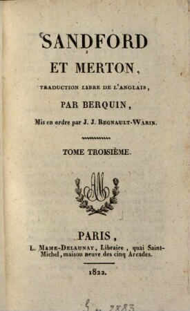 Sandford Et Merton, 3