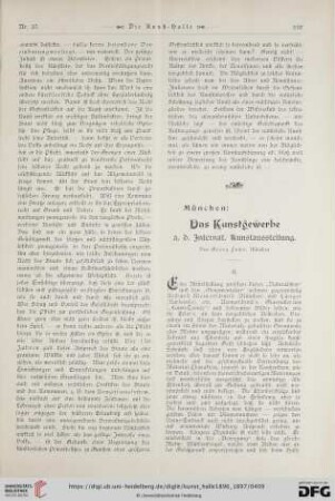2: München: Das Kunstgewerbe a. d. Internat. Kunstausstellung, [2]