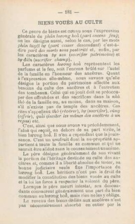 Biens voués au culte