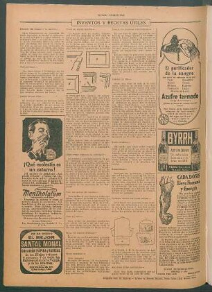 Inventos y recetas útiles
