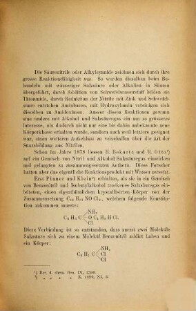 Ueber Imidoäther des Trimethylencyamids und deren Derivate