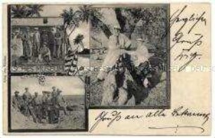 Soldaten der deutschen Kolonialtruppen in Deutsch-Südwestafrika