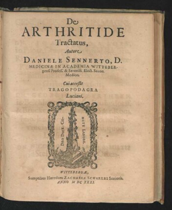 De Arthritide Tractatus