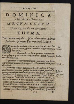 Dominica infrà octavam Nativitatis.