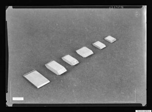 Quarz, 6 einzelne Scheiben; Foto 1963