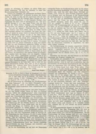 373-376 [Rezension] Nowack, Wilhelm, Die kleinen Propheten