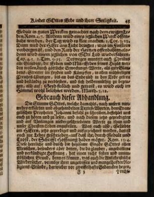 45-57, Gebrauch dieser Abhandlung.