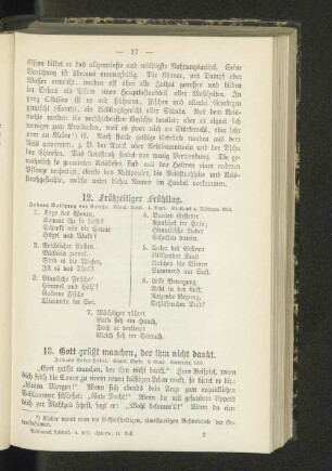 13. Gott grüßt manchen, der ihm nicht dankt.