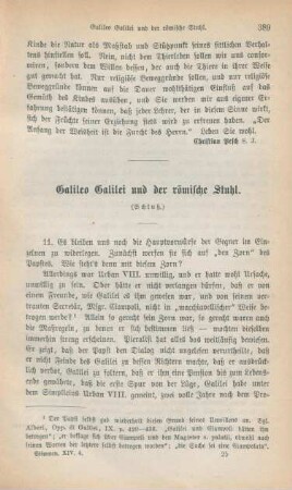 389-403 Galileo Galilei und der römische Stuhl : Schluß