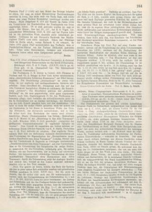 243-245 [Rezension] Toy, Crawford H., A critical and exegetical commentary on the book of Proverbs