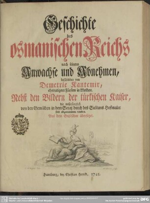 Geschichte des osmanischen Reichs nach seinem Anwachse und Abnehmen