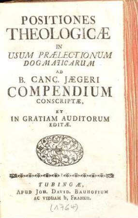 Positiones Theologicae