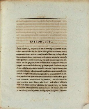 Disputationis de origine regiminis ecclesiastici particula I.