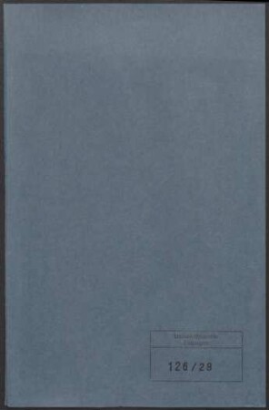 Johann Tobias Beck (1804-1878). Personalakte des Lehrkörpers : Akte betreffend Johann Tobias Beck, ordentlicher Professor für Dogmatik und Moral