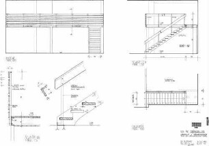 Esslingen (Neckar): Treppe zum Zwischengeschoß Empfangsgeb. Expressgut
