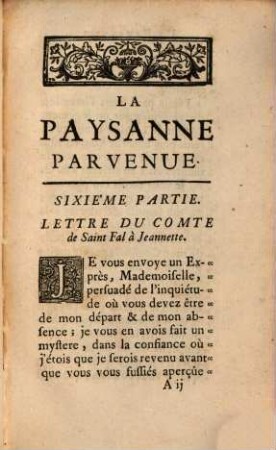 La Paysanne Parvenue, Ou Les Mémoires De Madame la Marquise de L. V., 6