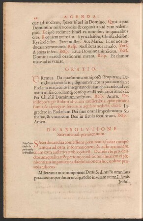 De Absolutione Sacramentali poenitentium.