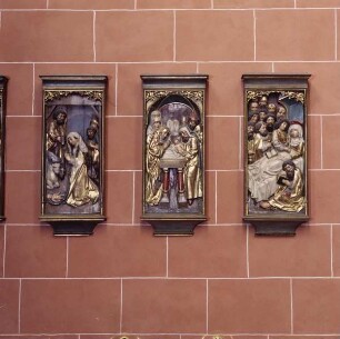 Sechs Szenen aus dem Marienleben — Geburt Christi, Tempelgang und Marientod
