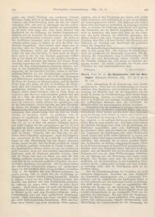 440-441 [Rezension] Hauck, Albert, Die Bischofswahlen unter den Merovingern