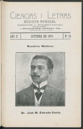 [Fotografía de] Dr. José M. Estrada Coello