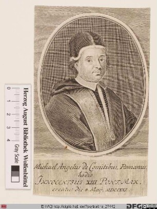 Bildnis Papst Innozenz XIII. (Michelangelo dei Conti) (reg. 8. 5. 1721 - 7. 3. 1724)