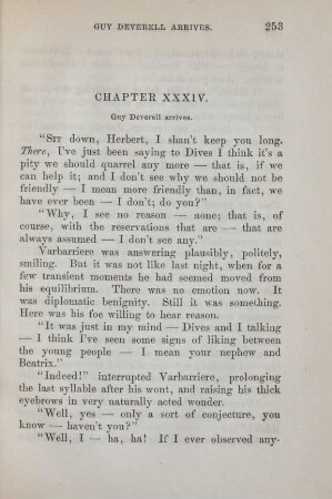 Chapter XXXIV. Guy Deverell arrives