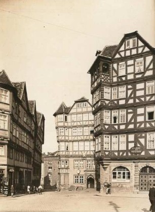 Kassel. Fachwerkhäuser am Altmarkt