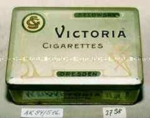 Blechdose für 50 Stück "SELOWSKY VICTORIA CIGARETTES DRESDEN"