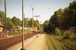 Bahnhof: Bahngleise